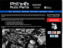 Tablet Screenshot of philsautorecycling.com